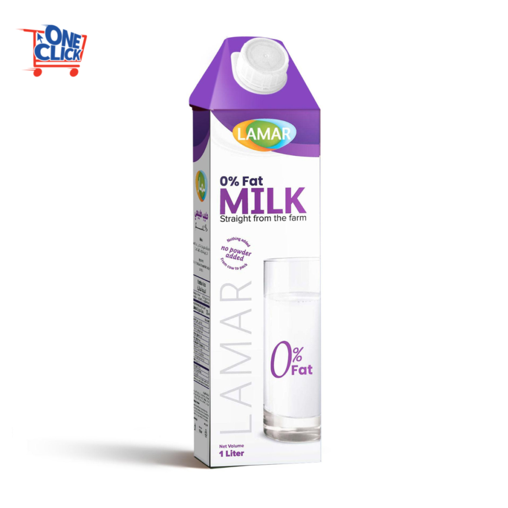 Lamar 0% Fat Milk 1L | Oneclick Shop