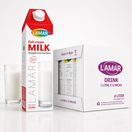 Lamar Full Cream Milk 12x1L