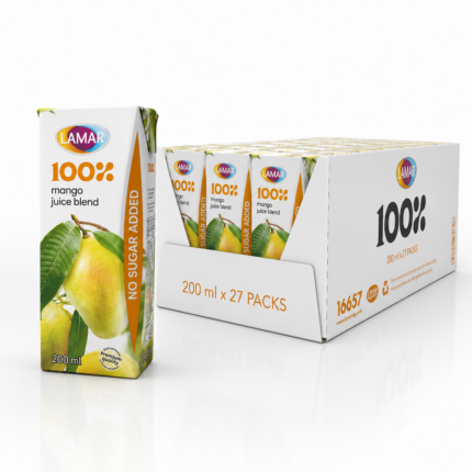 Lamar 100% Mango Juice 27x200ml
