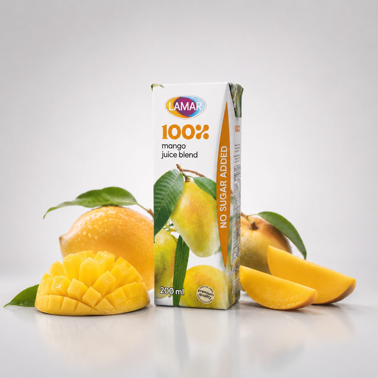 Lamar Mango Juice 200ml pa Lamar 100% Mango Juice 200ml - Image 1