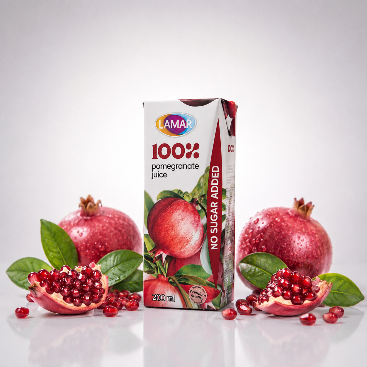 Lamar Pomegrenate 200ml Lamar 100% Pomegranate Juice 200ml - Image 1