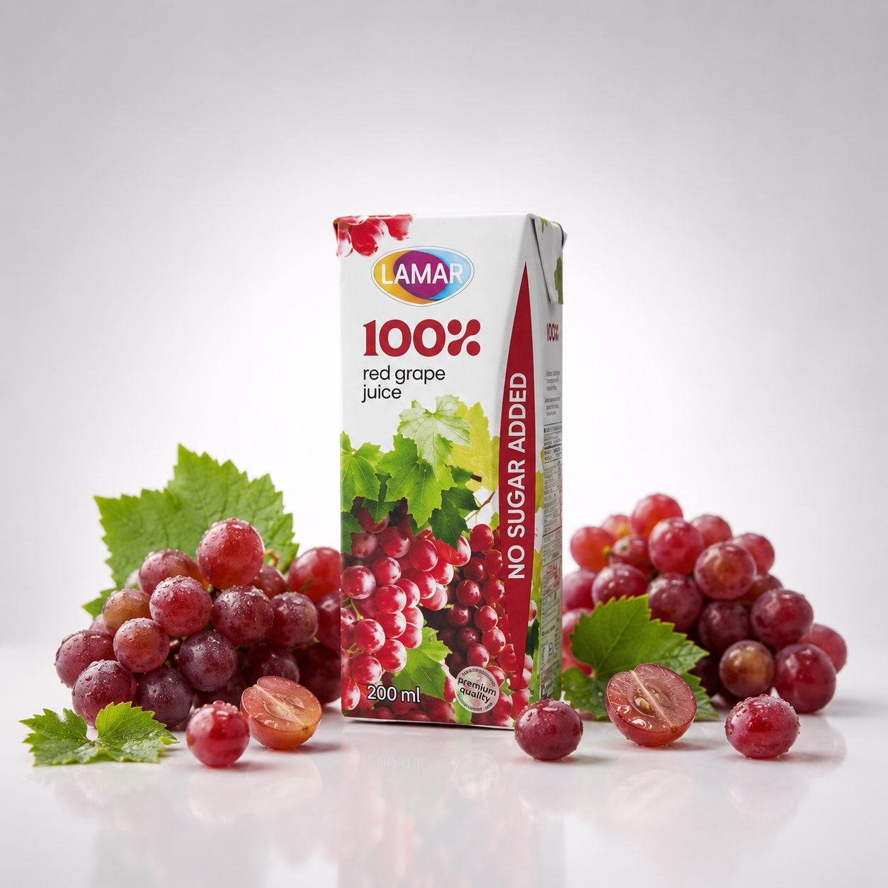 Lamar Red Grape Juice 200ml Lamar 100% Red Grapes Juice 200ml - Image 1