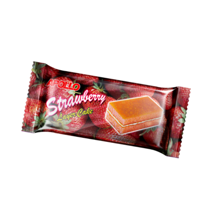 Apollo Layer Cake Strawberry 18g