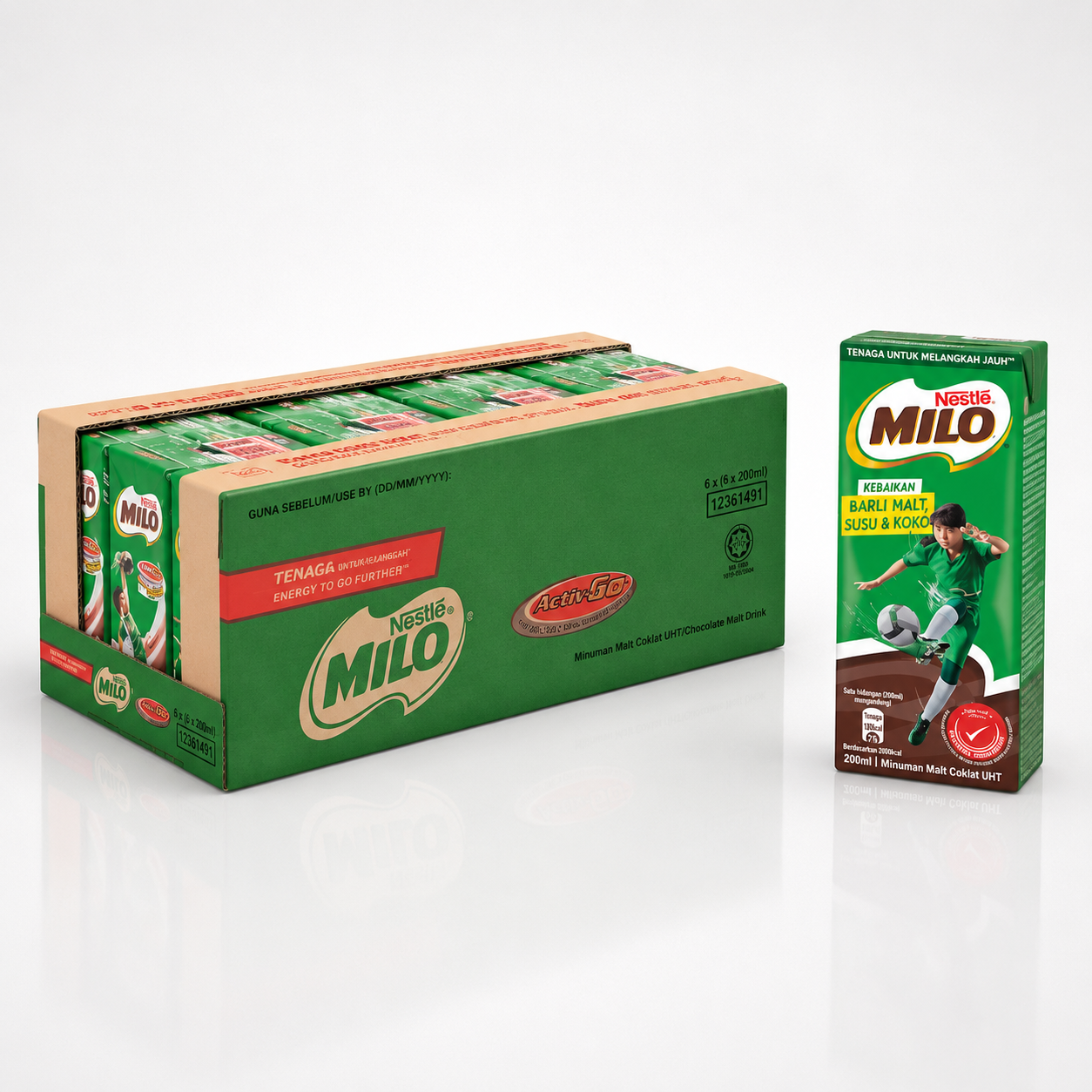 Milo 24x200ml Milo Drink Packet 24x200ml - Image 1