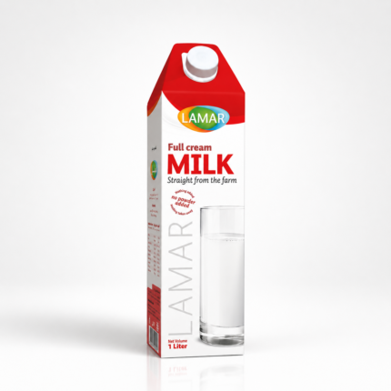 Lamar Full Cream Milk 1L Packet